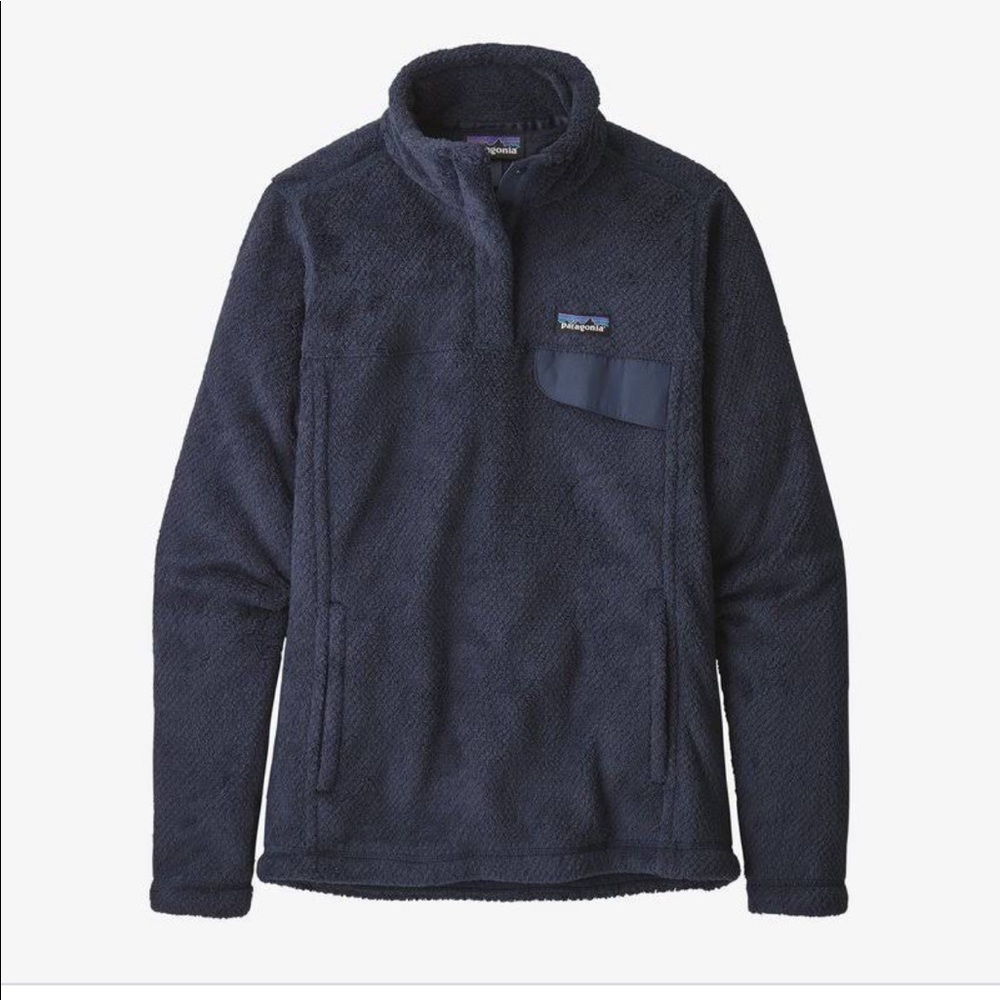 Women Navy Blue Patagonia Fleece Size Small